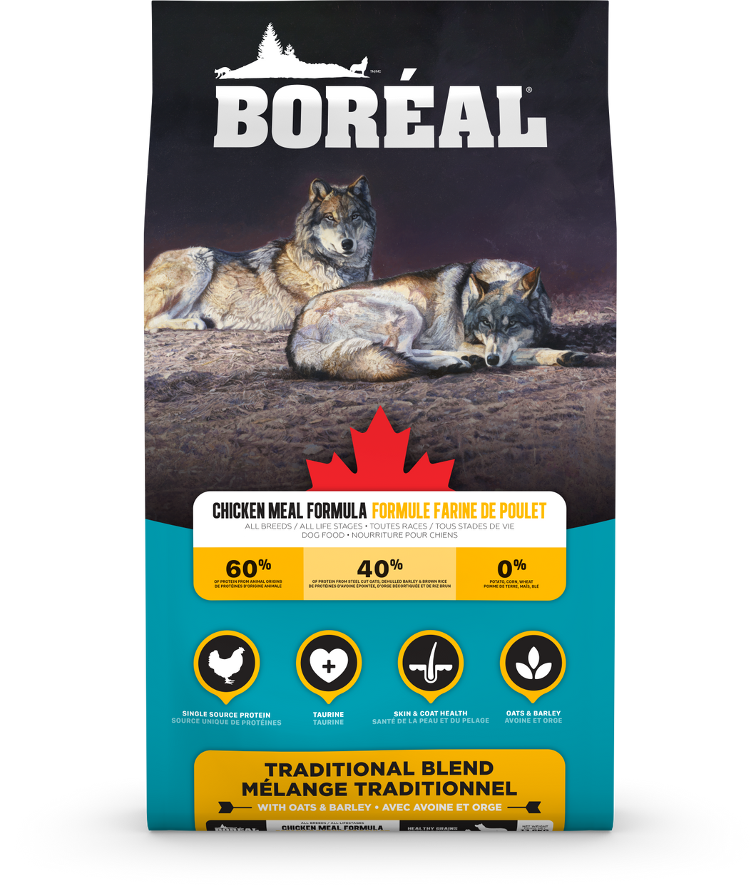 Boreal - Traditional Blend Chicken Meal Formula Dog Food