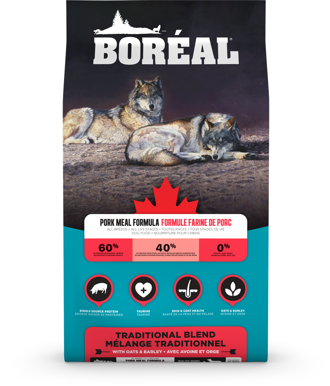 Boreal - Traditional Blend Pork Dog Food
