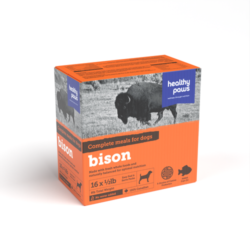 Healthy Paws - Bison: Complete Canine Diet