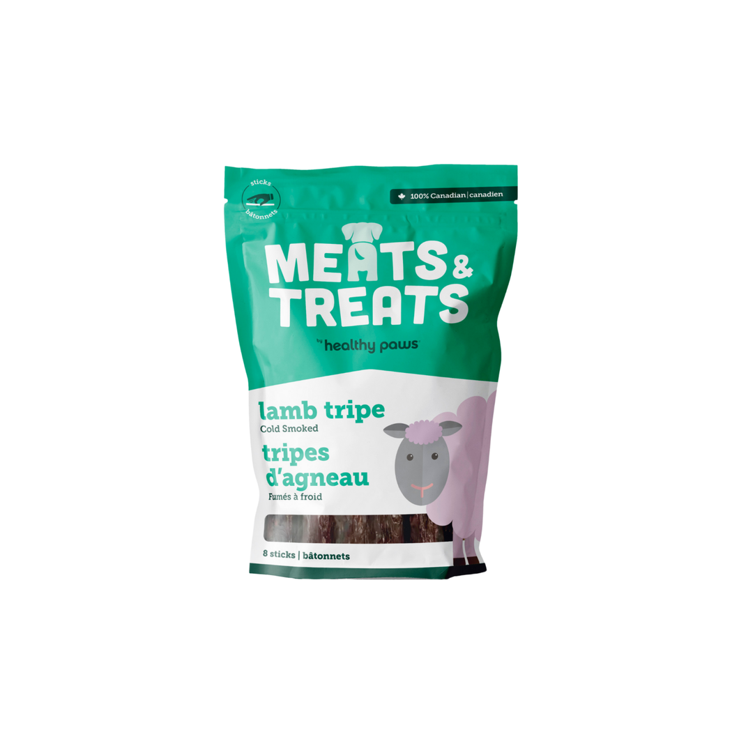 Healthy Paws - Meats & Treats Cold Smoked Lamb Tripe Sticks