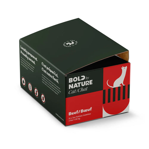 Bold By Nature - Raw Beef Cat Food