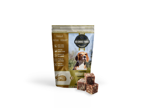 K9 Choice Foods - Lil Guys Rabbit Plus Frozen Raw Dog Food