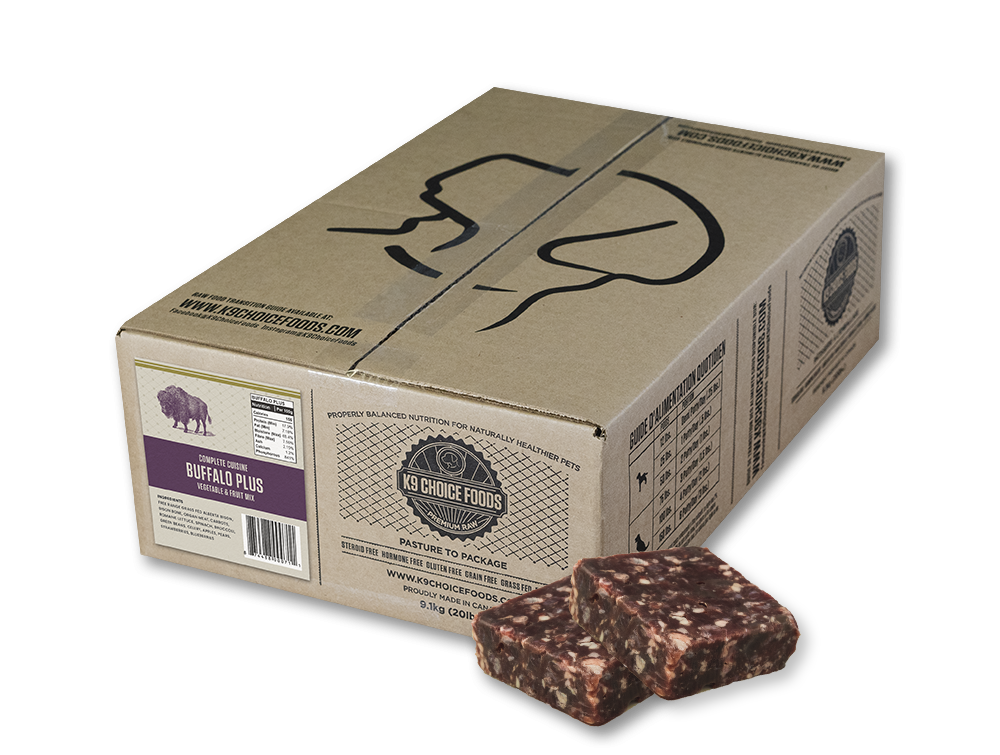 K9 Choice Foods - Buffalo Plus Frozen Raw Dog Food
