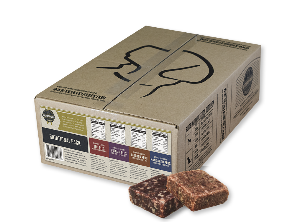 K9 Choice Foods - Rotational Pack Frozen Raw Dog Food