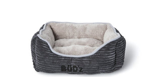 Bud'z - Corduroy Cuddler Bed - Grey