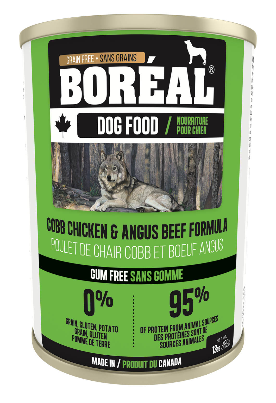 Boréal - Canadian Cobb Chicken & Angus Beef - Dog Food - Grain Free - Complete Diet - All Breeds All Lifestages - Joint Support - Made in Canada