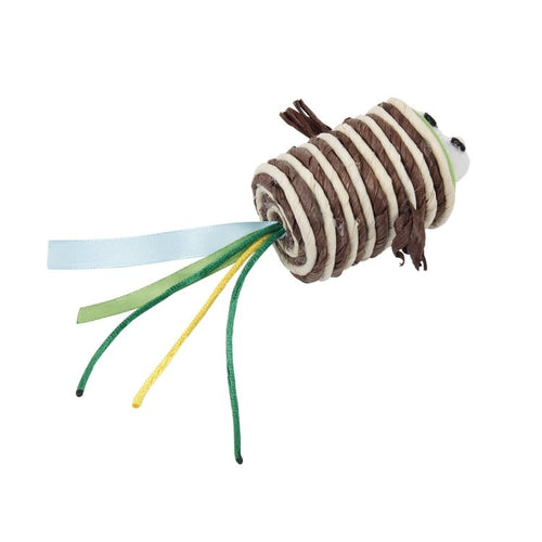 Bud'z - Weaving Rope Roll with Eyes Cat Toy
