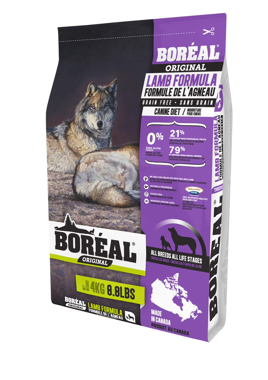 Boréal - Original Lamb Grain Free Dog Food - All Breed - Made in Canada