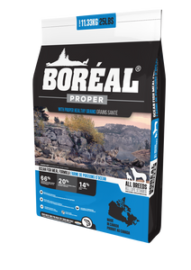 Boréal - Proper Ocean Fish Meal Low Carb Grain Inclusive Dog Food - Low Glycemic - All Breed - North American Minerals - Potato Free - Moderate Protein - Made in Canada 