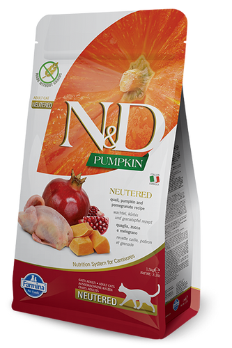 Farmina - Pumpkin, Quail & Pomegranate Neutered Cat Food