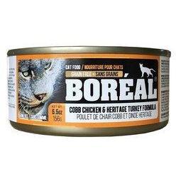 Boréal - Cobb Chicken & Heritage Turkey Cat Food - Grain Free - Free Run Chicken From Ontario & Quebec - Low Glycemic - Limited Carbs - Made in Canada