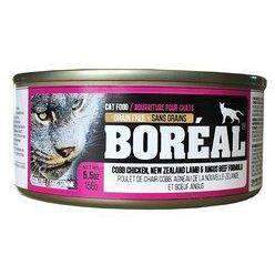 Boréal - Cobb Chicken, New Zealand Lamb & Angus Beef Cat Food - Grain Free - Canadian Chicken - Ontario & Quebec Free Run Chicken - Low Glycemic - Limited Carbs - Potato Free - Made in Canada