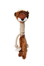 Load image into Gallery viewer, Bud&#39;z - Plush with Cottone Rope Long Neck Dog Toy - Bear