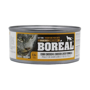 Boréal - Chicken & Chicken Liver Cat Food - Complete Diet - Grain Free - All Breed Cat Food - Canadian Chicken - Made in Canada