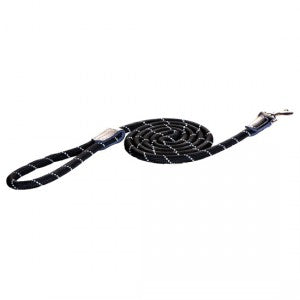 Rogz - Rope Lead with Snap - Black