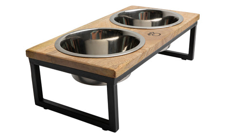 GF Pet - Wood and Metal Feeder