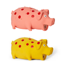 Load image into Gallery viewer, Bud&#39;z - Latex Spotted Pig Honking Dog Toy