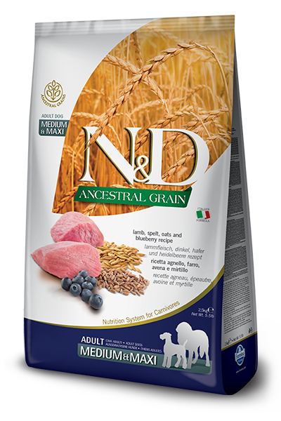 Farmina N&D - Ancestral Grain Lamb & Blueberry - Adult