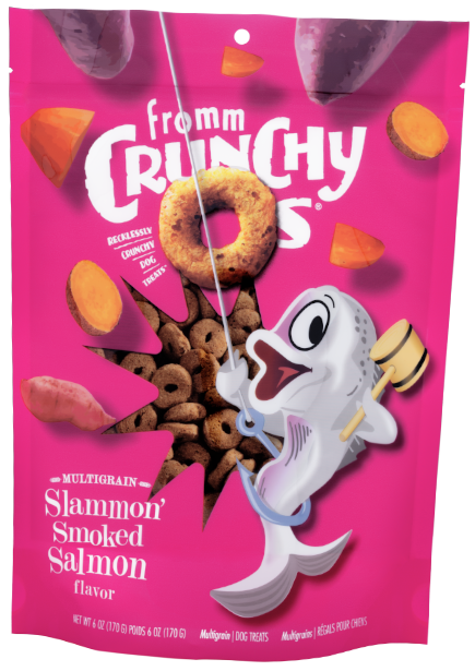 Fromm - Crunchy O's Slammon' Smoked Salmon Dog Treats