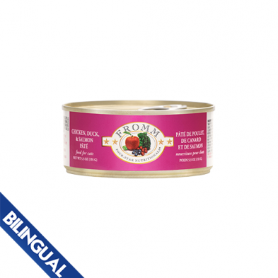 Fromm - Chicken, Duck & Salmon Pâté Four Star Cat Food