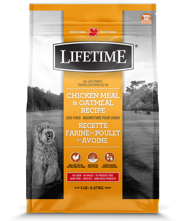 Lifetime Dog Food - Chicken & Oatmeal