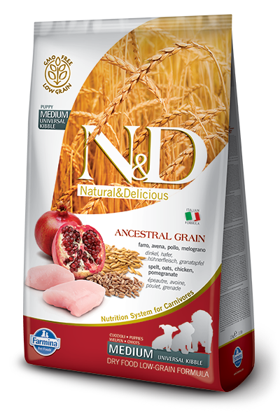 Farmina N & D - Low Ancestral Grain Chicken & Pomegranate - Puppy