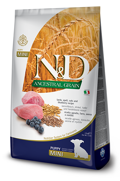 Farmina N&D - Ancestral Grain Lamb & Blueberry - Puppy