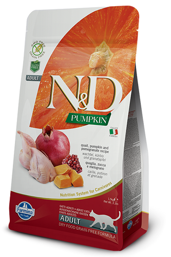 Farmina - N&D Quail, Pumpkin & Pomegranate Cat Food