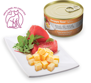 Snappy Tom Lite - Tuna & Cheese Cat Food - 3oz