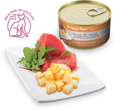 Snappy Tom Lite - Tuna & Cheese Cat Food - 3oz