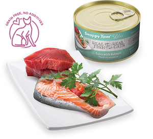 Snappy Tom - Lites Tuna with Salmon Cat Food