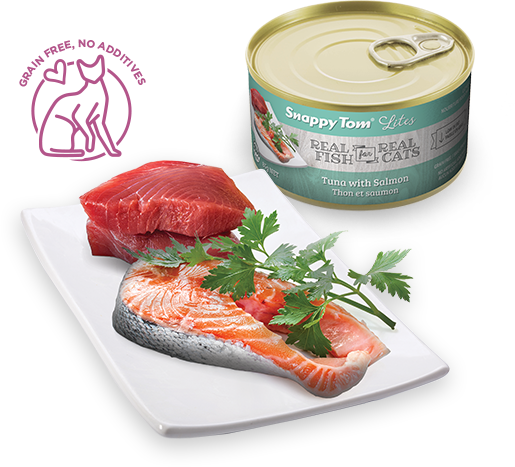 Snappy Tom - Lites Tuna with Salmon Cat Food