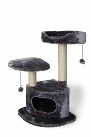 Bud'z - 3 Level Cat Tree - Grey