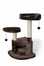 Load image into Gallery viewer, Bud&#39;z - 3 Level Cat Tree - Brown