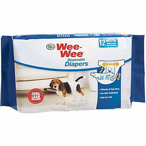 Four Paws - Wee Wee Disposable Diaper - Medium